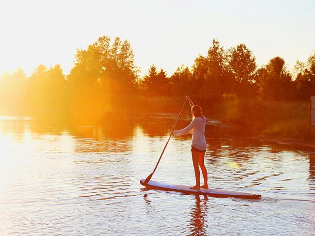 SUP at Windmill Lake Eco Park