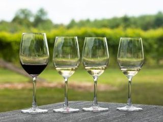 Cornerfield Winery Co. Wine glasses