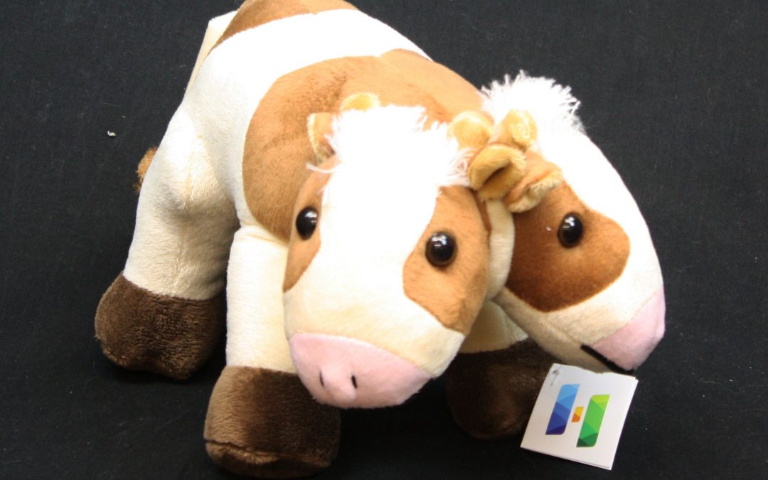 Two-headed Calf Stuffie (Huron County Museum)
