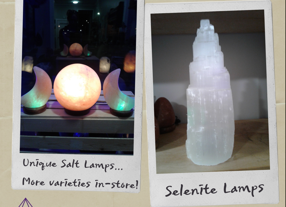 Salt & Selenite Lamp (Journeys of the Soul)