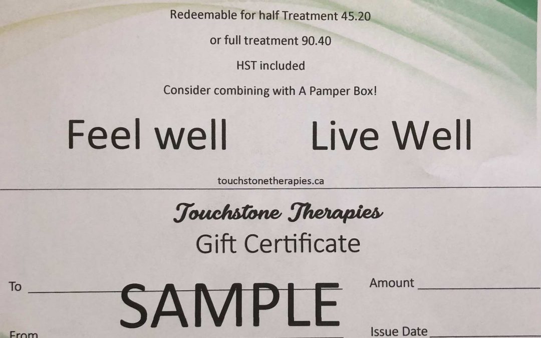 Gift Certificate (Touchstone Therapies)