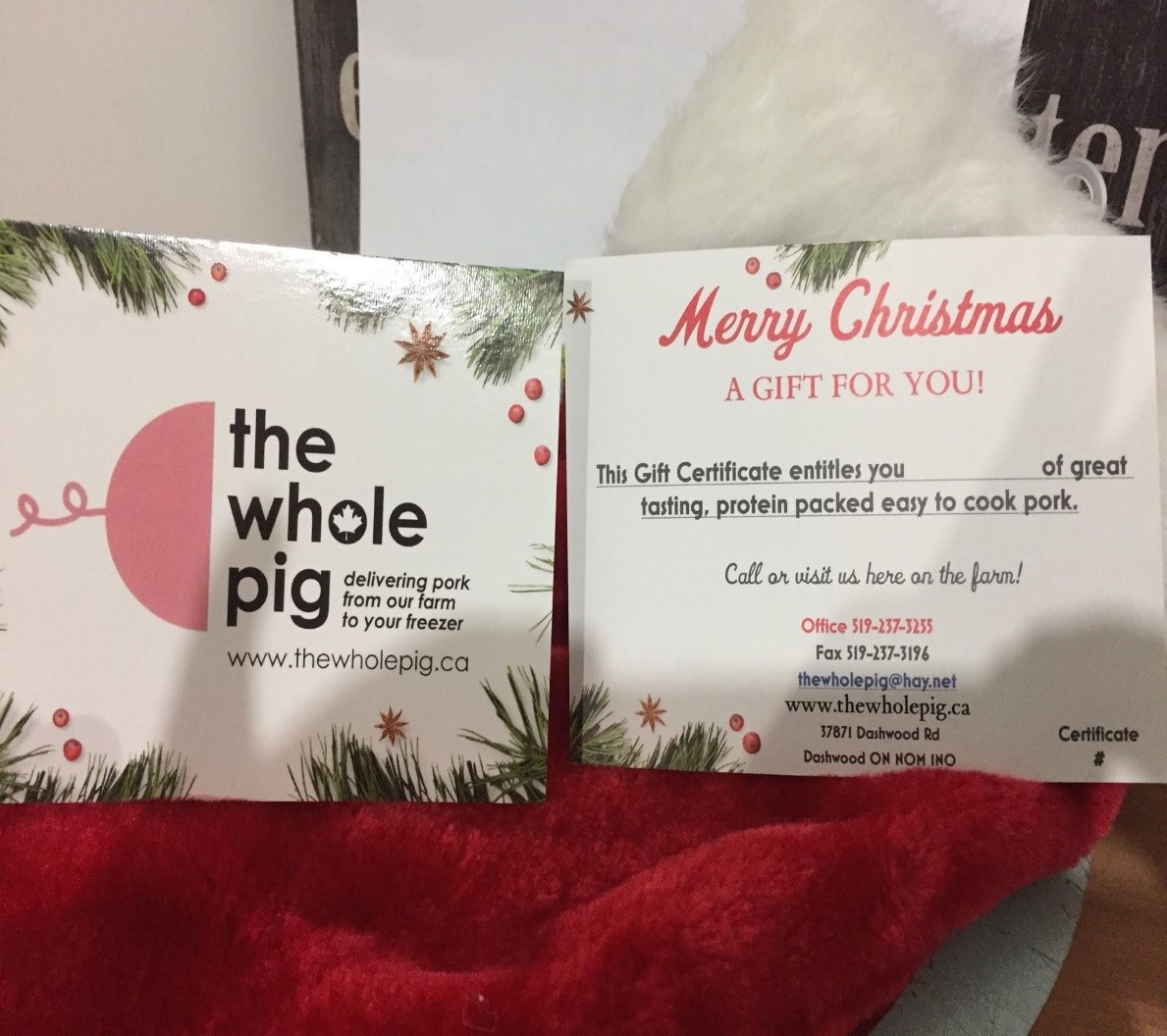 Gift Card (The Whole Pig) main image