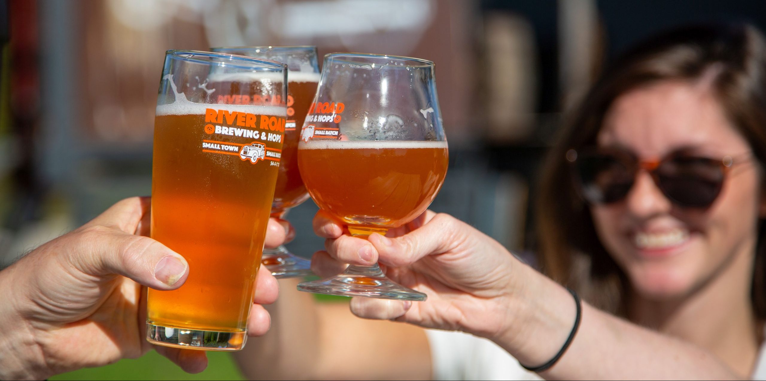River Road Brewing Cheers Huron Winery