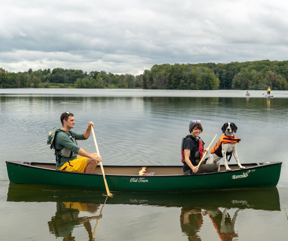Recreation - Josh and Shar canoe
