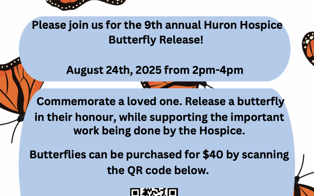 Huron Hospice Butterfly Release