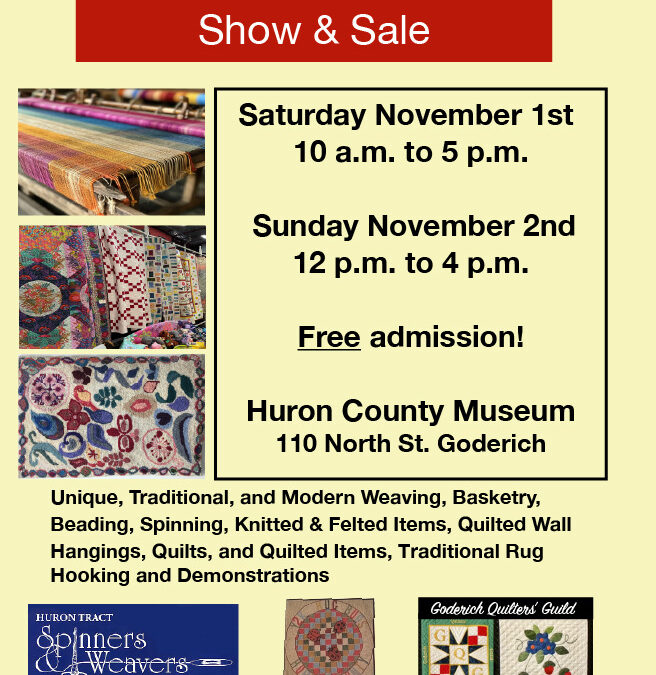2025 Annual Textile Show & Sale – Goderich