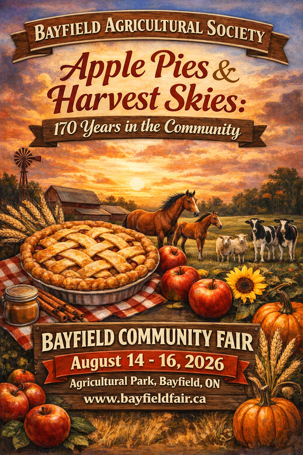 Bayfield Community Fair poster design final